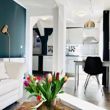 Die Stader Ferienwohnung Mit Terrasse Buitenkant foto