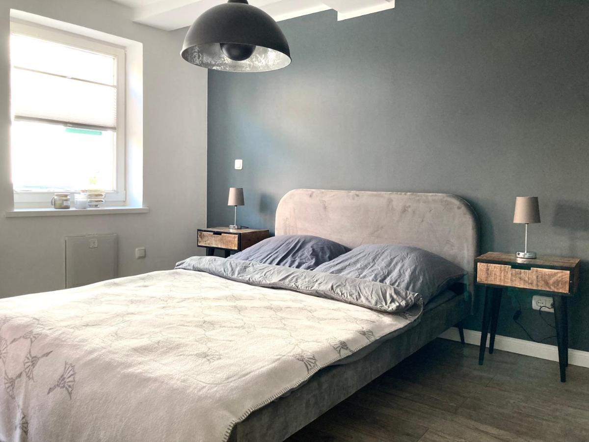 Die Stader Ferienwohnung Mit Terrasse Buitenkant foto